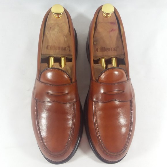 Allen Edmonds \'Cole\' Cognac Leather Penny Loafers